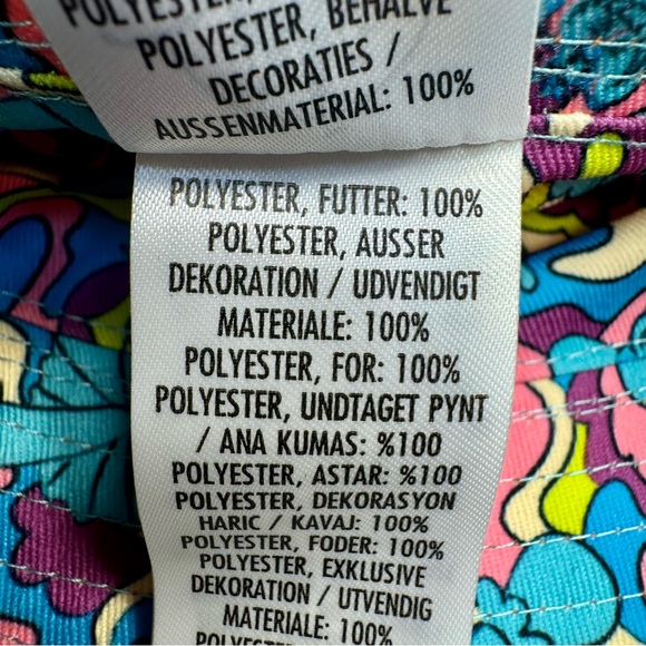 NWT. Disney Parks Alice in Wonderland Psychedelic Reversible Bucket Hat. - Picture 10 of 10